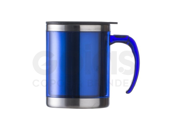 35und CANECA ACRLICA 400ML COM TAMPA - AZUL