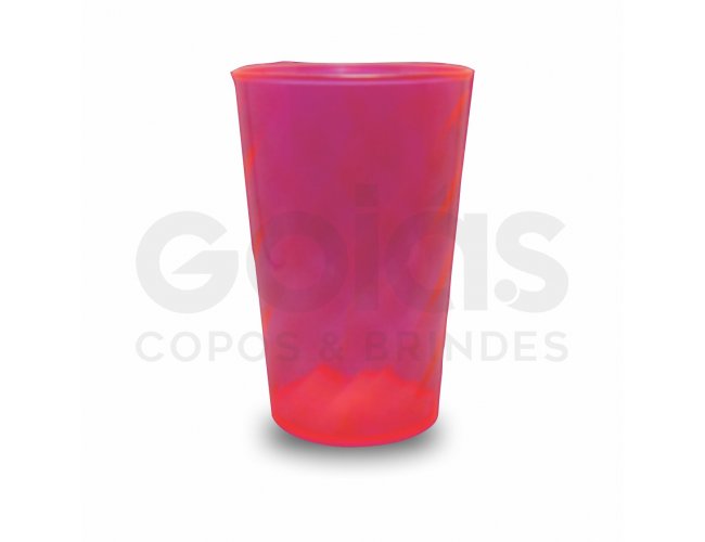 TWISTER 500L PS VERMELHO NEON TRANSPARENTE